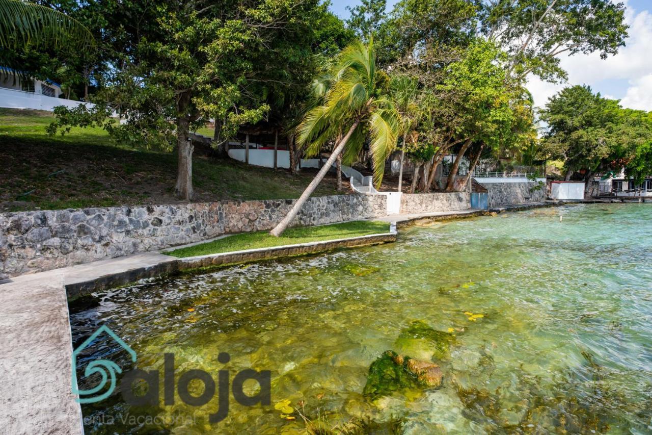 Villa Xtohil With Private Access To The Magic 7 Colors Lagoon Bacalar Eksteriør billede