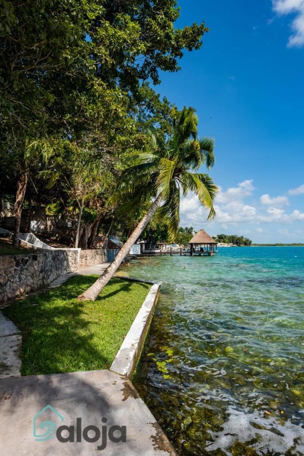 Villa Xtohil With Private Access To The Magic 7 Colors Lagoon Bacalar Eksteriør billede