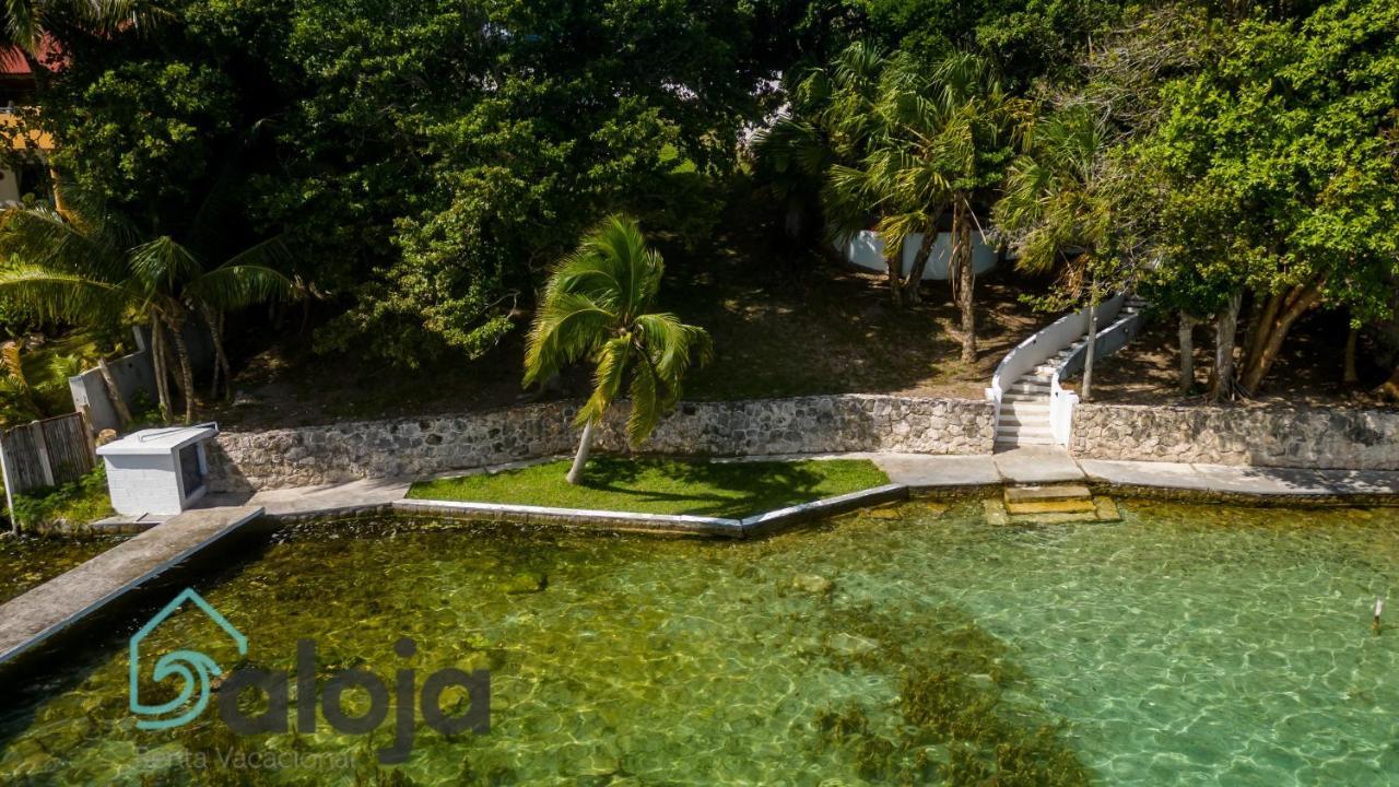 Villa Xtohil With Private Access To The Magic 7 Colors Lagoon Bacalar Eksteriør billede