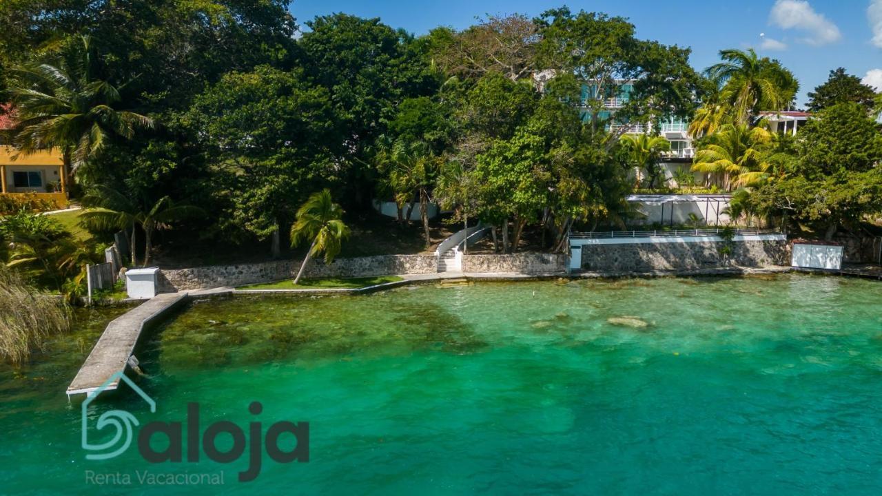 Villa Xtohil With Private Access To The Magic 7 Colors Lagoon Bacalar Eksteriør billede