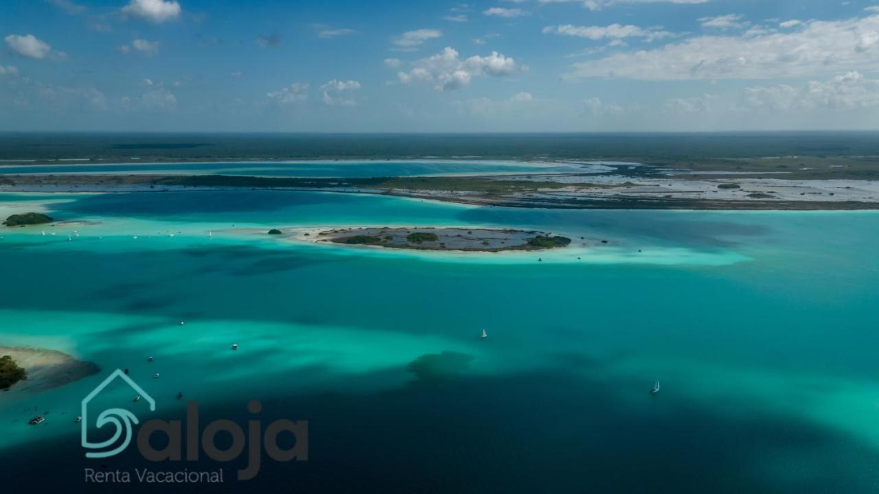 Villa Xtohil With Private Access To The Magic 7 Colors Lagoon Bacalar Eksteriør billede